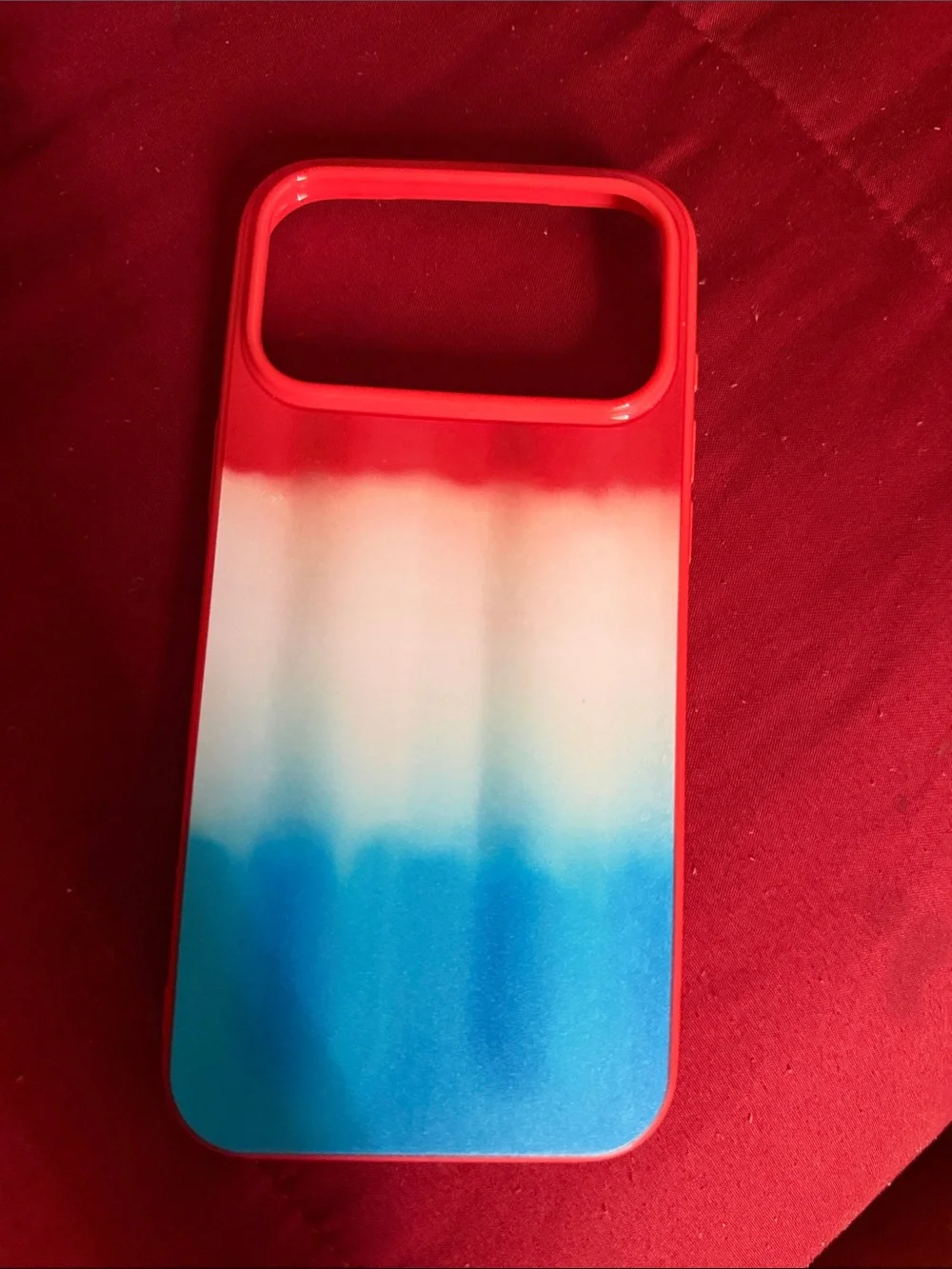 Popsicle Phone Case for iPhone 17 Pro Max - Red/White/Blue